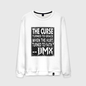 Мужской свитшот хлопок с принтом DMX - The Curse в Курске, 100% хлопок |  | Тематика изображения на принте: dmx | dog | earl simmons | hip hop | music | new york | rap | rapper | rip | ruff ryders | диэмикс | музыка | нью йорк | пёс | рэп | рэпер | хипхоп | эрл симмонс