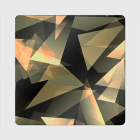 Магнит виниловый Квадрат с принтом Broken glass в Курске, полимерный материал с магнитным слоем | размер 9*9 см, закругленные углы | abstraction | осколки | стекло | цветной