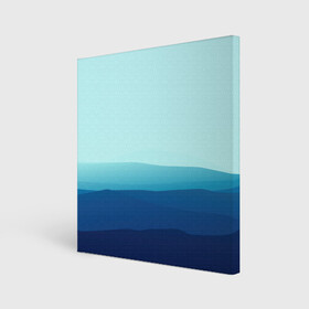 Холст квадратный с принтом Море в Курске, 100% ПВХ |  | арт | вектор | векторный рисунок | геометрические фигуры | геометрия | линии | море | небо | оттенки синего | рисунок | синий
