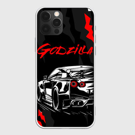 Чехол для iPhone 12 Pro с принтом NISSAN GT-R / GODZILLA в Курске, силикон | область печати: задняя сторона чехла, без боковых панелей | Тематика изображения на принте: auto | car | godzilla | gtr | nissan | nissan skyline | sport | авто | гетер | годзилла | гтр. | нисан | ниссан | ноут | скайлайн | спорт | царапины