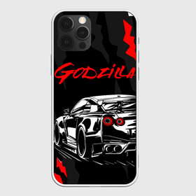 Чехол для iPhone 12 Pro Max с принтом NISSAN GT-R / GODZILLA в Курске, Силикон |  | Тематика изображения на принте: auto | car | godzilla | gtr | nissan | nissan skyline | sport | авто | гетер | годзилла | гтр. | нисан | ниссан | ноут | скайлайн | спорт | царапины