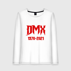 Женский лонгслив хлопок с принтом DMX - Rest In Peace в Курске, 100% хлопок |  | dmx | dog | earl simmons | hip hop | music | new york | rap | rapper | rip | ruff ryders | диэмикс | музыка | нью йорк | пёс | рэп | рэпер | хипхоп | эрл симмонс