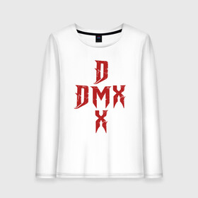 Женский лонгслив хлопок с принтом DMX Cross в Курске, 100% хлопок |  | dmx | dog | earl simmons | hip hop | music | new york | rap | rapper | rip | ruff ryders | диэмикс | музыка | нью йорк | пёс | рэп | рэпер | хипхоп | эрл симмонс
