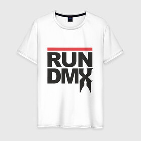 Мужская футболка хлопок с принтом RUN DMX в Курске, 100% хлопок | прямой крой, круглый вырез горловины, длина до линии бедер, слегка спущенное плечо. | Тематика изображения на принте: dmx | dog | earl simmons | hip hop | music | new york | rap | rapper | rip | ruff ryders | диэмикс | музыка | нью йорк | пёс | рэп | рэпер | хипхоп | эрл симмонс