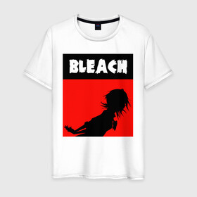 Мужская футболка хлопок с принтом Bleach art в Курске, 100% хлопок | прямой крой, круглый вырез горловины, длина до линии бедер, слегка спущенное плечо. | anime | art | bleach | girls | manga | аниме | арт | блич | манга