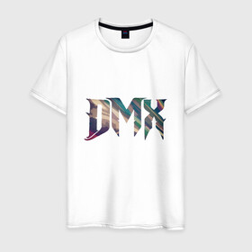 Мужская футболка хлопок с принтом DMX Color в Курске, 100% хлопок | прямой крой, круглый вырез горловины, длина до линии бедер, слегка спущенное плечо. | dmx | dog | earl simmons | hip hop | music | new york | rap | rapper | rip | ruff ryders | диэмикс | музыка | нью йорк | пёс | рэп | рэпер | хипхоп | эрл симмонс