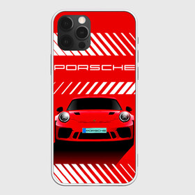 Чехол для iPhone 12 Pro Max с принтом PORSCHE / ПОРШЕ / RED STYLE в Курске, Силикон |  | 911 | auto | carrera | cayenne | macan | porsche | sportcar | taycan | автомобиль | градиент. | каен | карера | красный | макан | полосы | порш | порше | спорт | спорткар | тайкан