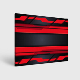 Холст прямоугольный с принтом Red and Black 3D abstract в Курске, 100% ПВХ |  | luxury | versace | vip | абстракция | версаче | вип | паттерн | роскошь | текстуры