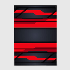 Постер с принтом Red and Black 3D abstract в Курске, 100% бумага
 | бумага, плотность 150 мг. Матовая, но за счет высокого коэффициента гладкости имеет небольшой блеск и дает на свету блики, но в отличии от глянцевой бумаги не покрыта лаком | luxury | versace | vip | абстракция | версаче | вип | паттерн | роскошь | текстуры