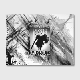 Альбом для рисования с принтом DARK SOULS | ТЁМНЫЙ МИР в Курске, 100% бумага
 | матовая бумага, плотность 200 мг. | dark souls | darksouls | tegunvte | темные души