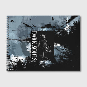Альбом для рисования с принтом darksouls the game в Курске, 100% бумага
 | матовая бумага, плотность 200 мг. | dark souls | darksouls | tegunvte | демоны | рыцарь | средневековье | темные души