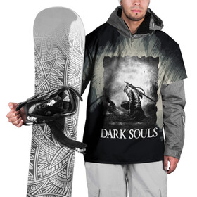 Накидка на куртку 3D с принтом DARK SOULS 3 в Курске, 100% полиэстер |  | Тематика изображения на принте: dark souls | darksouls | tegunvte | демоны | рыцарь | средневековье | темные души