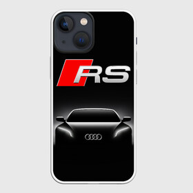 Чехол для iPhone 13 mini с принтом AUDI RS BLACK   АУДИ РС ЧЕРНЫЙ в Курске,  |  | audi | car | q5 | q6 | q7 | rs | sportcar | а3 | а4 | а6 | а8 | авто | автомобиль | ауди | гонки | ночь. | рс | спорт | спорткар