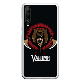 Чехол для Honor P30 с принтом Valheim Viking Bear в Курске, Силикон | Область печати: задняя сторона чехла, без боковых панелей | fantasy | mmo | valheim | valve | валхейм | вальхейм | викинги | выживалка | игра | королевская битва | ммо | ролевая игра | фэнтази