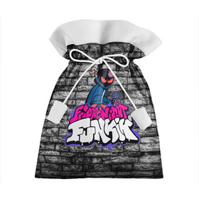 Подарочный 3D мешок с принтом Friday Night Funkin Bomb man B в Курске, 100% полиэстер | Размер: 29*39 см | bomb | bombman | friday night funkin | man | белый | бомб | бомба | бомбмэн | кирпич | микрофон | мэн | рисовка | розовый | текстура | фиолетовый | фрайдэй | цвета | черный