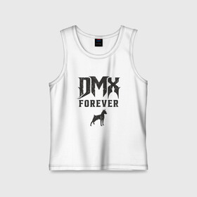 Детская майка хлопок с принтом DMX Forever в Курске,  |  | dmx | dog | earl simmons | hip hop | music | new york | rap | rapper | rip | ruff ryders | диэмикс | музыка | нью йорк | пёс | рэп | рэпер | хипхоп | эрл симмонс