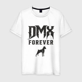 Мужская футболка хлопок с принтом DMX Forever в Курске, 100% хлопок | прямой крой, круглый вырез горловины, длина до линии бедер, слегка спущенное плечо. | Тематика изображения на принте: dmx | dog | earl simmons | hip hop | music | new york | rap | rapper | rip | ruff ryders | диэмикс | музыка | нью йорк | пёс | рэп | рэпер | хипхоп | эрл симмонс