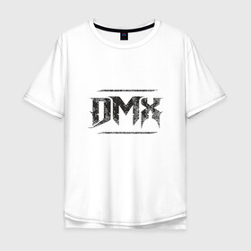 Мужская футболка хлопок Oversize с принтом DMX Black в Курске, 100% хлопок | свободный крой, круглый ворот, “спинка” длиннее передней части | dmx | dog | earl simmons | hip hop | music | new york | rap | rapper | rip | ruff ryders | диэмикс | музыка | нью йорк | пёс | рэп | рэпер | хипхоп | эрл симмонс