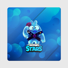 Магнит виниловый Квадрат с принтом Сквик Squeak Brawl Stars в Курске, полимерный материал с магнитным слоем | размер 9*9 см, закругленные углы | bele | belle | brawl | brawl stars | brawlstars | brawl_stars | squeak | белле | белль | бель | бравл | бравлстарс | писк | сквик