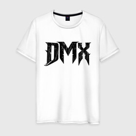 Мужская футболка хлопок с принтом DMX | Logo (Z) в Курске, 100% хлопок | прямой крой, круглый вырез горловины, длина до линии бедер, слегка спущенное плечо. | dark man x | dmx | earl simmons | hip hop | rap | реп | репер | рэп | хип хоп | эрл симмонс