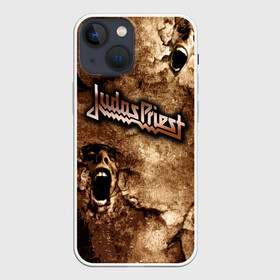 Чехол для iPhone 13 mini с принтом JUDAS PRIEST SCREAM в Курске,  |  | judas priest | гленн типтон | йен хилл | роб хэлфорд | скотт трэвис | хард рок | хеви метал