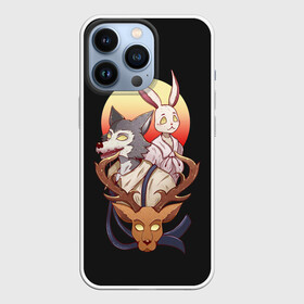 Чехол для iPhone 13 Pro с принтом Легони х Хару х Мелон в Курске,  |  | anime | beastars | аниме | анимэ | биастарс | бистар | большой серый волк | легоси | мелон | хару