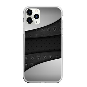 Чехол для iPhone 11 Pro матовый с принтом 3D luxury style silver black в Курске, Силикон |  | luxury | versace | vip | абстракция | версаче | вип | паттерн | роскошь | текстуры