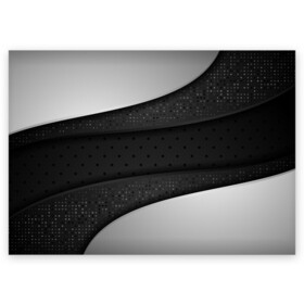 Поздравительная открытка с принтом 3D luxury style silver black в Курске, 100% бумага | плотность бумаги 280 г/м2, матовая, на обратной стороне линовка и место для марки
 | luxury | versace | vip | абстракция | версаче | вип | паттерн | роскошь | текстуры