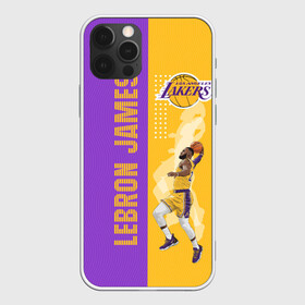 Чехол для iPhone 12 Pro Max с принтом Леброн NBA в Курске, Силикон |  | basketball | lakers | lebron | media | nba | toplanding | баскетболл | леброн | лейкерс | лого баскетбольных клубов | лос анджелес | нба