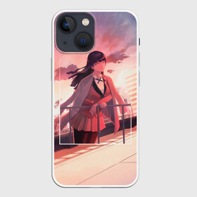 Чехол для iPhone 13 mini с принтом Kakegurui Yumeko Jabami art в Курске,  |  | anime | girl | jabami | kakegurui | manga | yumeko | аниме | арт | девушка | джабами | закат | какегуруи | манга | юмеко