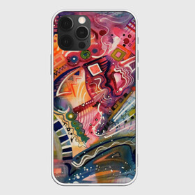 Чехол для iPhone 12 Pro с принтом HAPPY END в Курске, силикон | область печати: задняя сторона чехла, без боковых панелей | abstract | абстракция | волны | квадраты | полосы