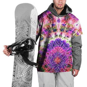Накидка на куртку 3D с принтом Тай-дай в Курске, 100% полиэстер |  | Тематика изображения на принте: батик | листья | палитра | роспись | тай дай | текстура | узоры | хиппи