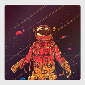 Магнитный плакат 3Х3 с принтом Космос в Курске, Полимерный материал с магнитным слоем | 9 деталей размером 9*9 см | будущее | звезды | илон маск | космонавт | космос | планеты | созвездия | тесла