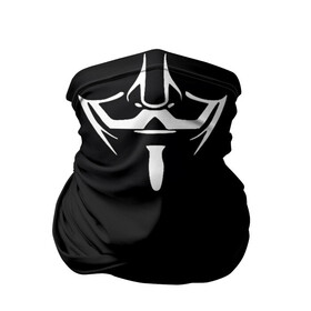 Бандана-труба 3D с принтом МАСКА АНОНИМУСА в Курске, 100% полиэстер, ткань с особыми свойствами — Activecool | плотность 150‒180 г/м2; хорошо тянется, но сохраняет форму | v | v маска | аноним | аноним маска | анонимная маска | анонимус | анонимус маска | в значит вендетта | в маска | вендетта | значит вендетта | маска аноним | маска анонима | маска анонимус
