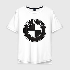 Мужская футболка хлопок Oversize с принтом BMW LOGO CARBON в Курске, 100% хлопок | свободный крой, круглый ворот, “спинка” длиннее передней части | bmw | абстракция | авто | автомобиль | бмв | карбон | лого | логотип | машина | скорость