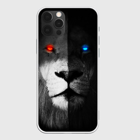 Чехол для iPhone 12 Pro Max с принтом ЛЕВ - НЕОНОВЫЕ ГЛАЗА в Курске, Силикон |  | lion | neon | глаза | голова | дикая кошка | животные | кот | кошка | лев | неон | светящиеся глаза | тигр | хищник