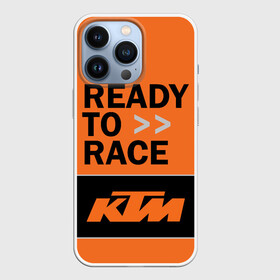 Чехол для iPhone 13 Pro с принтом KTM | READY TO RACE (Z) в Курске,  |  | enduro | ktm | moto | moto sport | motocycle | sportmotorcycle | ктм | мото | мото спорт | мотоспорт | спорт мото