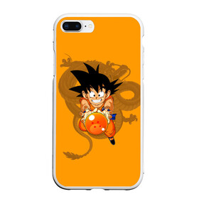 Чехол для iPhone 7Plus/8 Plus матовый с принтом Kid Goku в Курске, Силикон | Область печати: задняя сторона чехла, без боковых панелей | anime | dragon ball | аниме | анимэ | драгон бал | дрэгон бол | жемчуг дракона