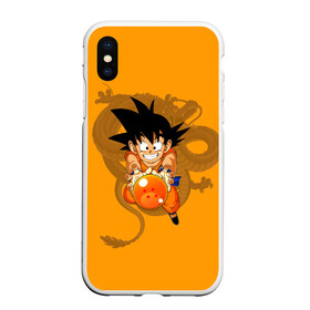 Чехол для iPhone XS Max матовый с принтом Kid Goku в Курске, Силикон | Область печати: задняя сторона чехла, без боковых панелей | anime | dragon ball | аниме | анимэ | драгон бал | дрэгон бол | жемчуг дракона