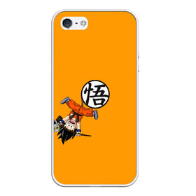 Чехол для iPhone 5/5S матовый с принтом SAIYAN GOKU в Курске, Силикон | Область печати: задняя сторона чехла, без боковых панелей | anime | dragon ball | аниме | анимэ | драгон бал | дрэгон бол | жемчуг дракона