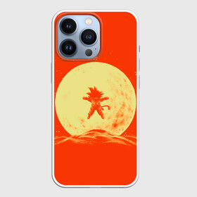 Чехол для iPhone 13 Pro с принтом Гоку и луна в Курске,  |  | anime | dragon ball | moon | аниме | анимэ | драгон бал | дрэгон бол | жемчуг дракона | луна