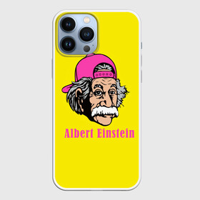 Чехол для iPhone 13 Pro Max с принтом Albert Einstein в Курске,  |  | Тематика изображения на принте: albert einstein | biography | genius | history | physics | relativity | science | альберт эйнштейн | биография | гений | история | наука | относительность | физика