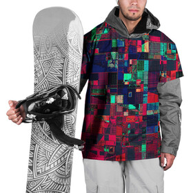 Накидка на куртку 3D с принтом HAPPY WINDOWS в Курске, 100% полиэстер |  | Тематика изображения на принте: abstract | абстракция | квадраты | красное | прямоугольники