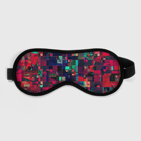 Маска для сна 3D с принтом HAPPY WINDOWS в Курске, внешний слой — 100% полиэфир, внутренний слой — 100% хлопок, между ними — поролон |  | Тематика изображения на принте: abstract | абстракция | квадраты | красное | прямоугольники