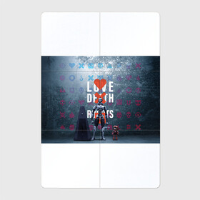 Магнитный плакат 2Х3 с принтом Любовь смерть и роботы в Курске, Полимерный материал с магнитным слоем | 6 деталей размером 9*9 см | love | lovedeathandrobots | loverobot | robot