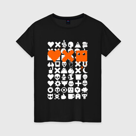 Женская футболка хлопок с принтом Love Death and Robots в Курске, 100% хлопок | прямой крой, круглый вырез горловины, длина до линии бедер, слегка спущенное плечо | death | logo | love | netflix | robots | анимация | кино | лого | любовь | нетфликс | роботы | сериал