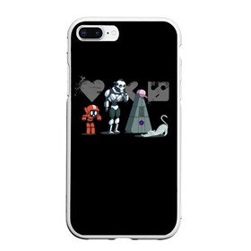 Чехол для iPhone 7Plus/8 Plus матовый с принтом Любовь, Смерть & Роботы в Курске, Силикон | Область печати: задняя сторона чехла, без боковых панелей | cat | cats | death | logo | love | netflix | robots | анимация | кино | кот | кошка | лого | любовь | нетфликс | роботы | сериал