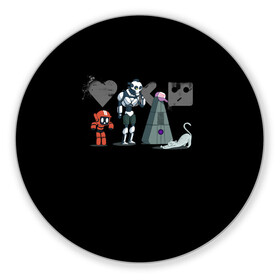 Коврик для мышки круглый с принтом Любовь, Смерть & Роботы в Курске, резина и полиэстер | круглая форма, изображение наносится на всю лицевую часть | cat | cats | death | logo | love | netflix | robots | анимация | кино | кот | кошка | лого | любовь | нетфликс | роботы | сериал