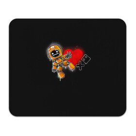 Коврик для мышки прямоугольный с принтом K-VRC | Love Death and Robots в Курске, натуральный каучук | размер 230 х 185 мм; запечатка лицевой стороны | death | heart | hearts | k vrc | ldr | logo | love | netflix | robots | smile | анимация | кино | лого | лср | любовь | нетфликс | роботы | сердце | сериал | смайл | смайлик