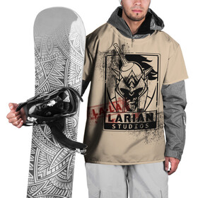 Накидка на куртку 3D с принтом La-La-Larian Studios в Курске, 100% полиэстер |  | baldur s gate 3 | divinity | larian studios | игра | лариан